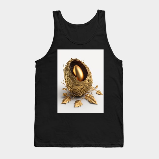 The Golden Egg Tank Top by KANAK TRENDS